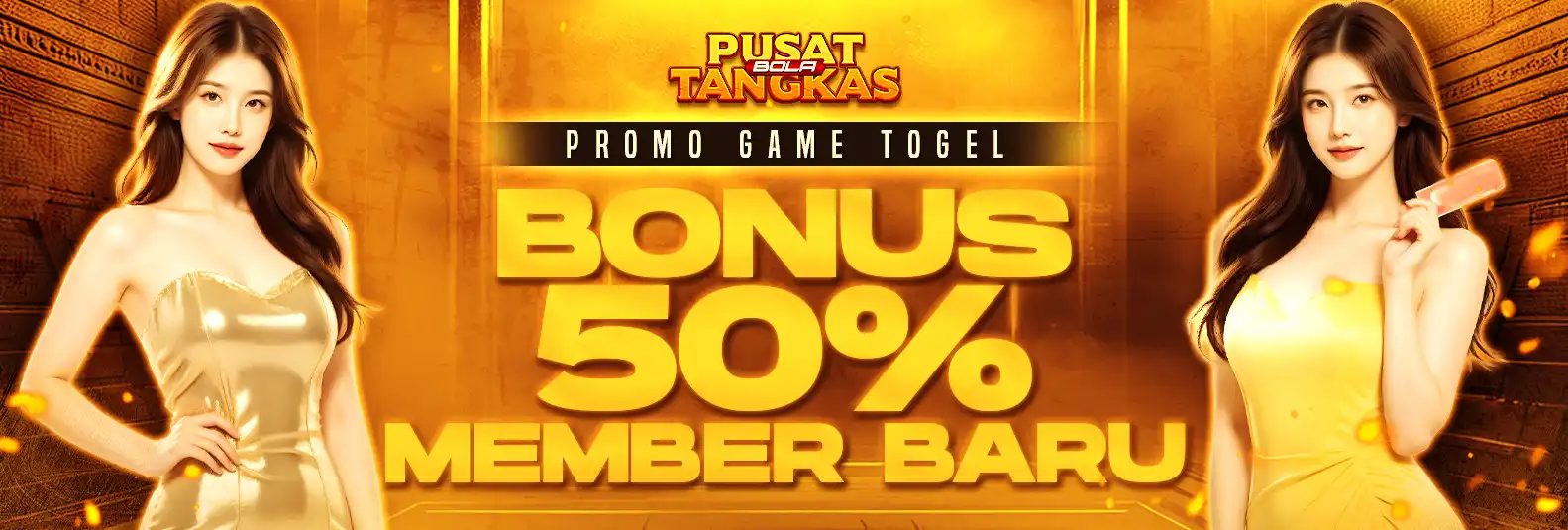 BONUS MEMBER BARU  50% TOGEL